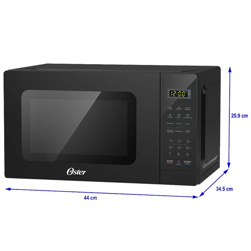 Horno Microondas OSTER 20L POGME2702 Negro - Real Plaza