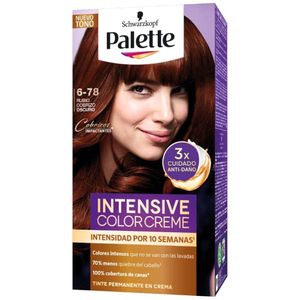 Tinte Permanente en Crema PALETTE Rubio Cobrizo Oscuro 6-78 Caja 1un