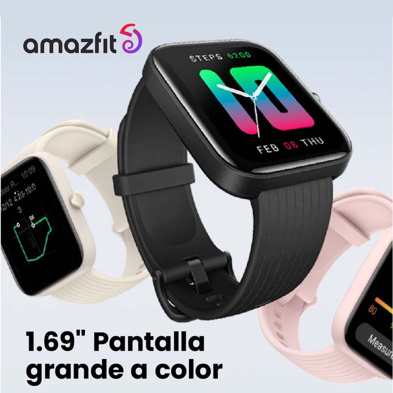 Amazfit Bip 3 Pro Reloj Smartwatch Crema