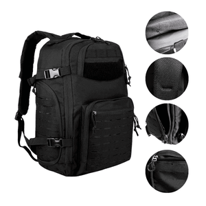 Mochila Militar 50L Táctica Camping Ejército Marina - Unisex Negro