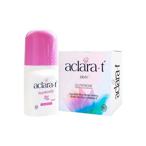 Desodorante con Glutahione + Jabón Glutathione - Aclara-T