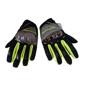 Guantes Reforzados Táctil Para Motociclistas Scoyco MC44 Verde