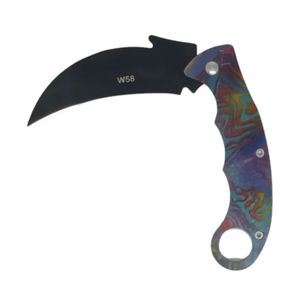 Navaja Táctica Karambit Kareti Multicolor W58