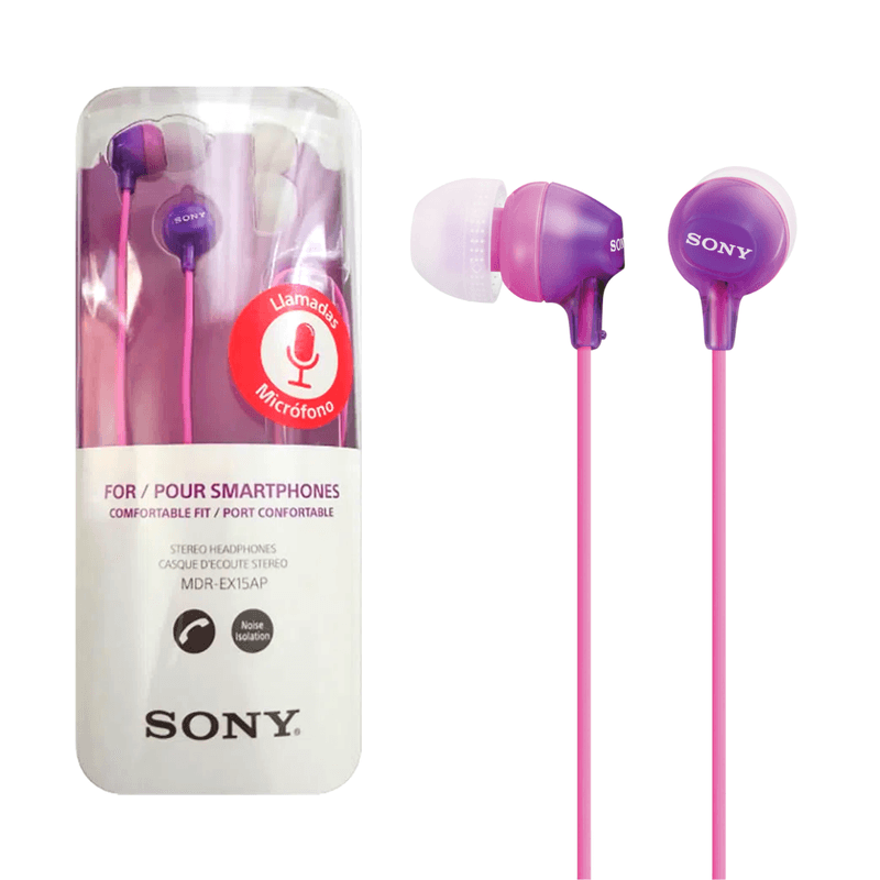 Audífonos in - ear Sony MDR-EX15LP Alámbricos