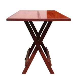 Mesa Comedor Plegable Leika en Madera Caoba