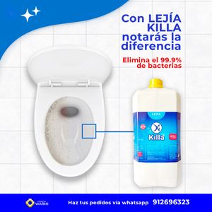 Lejía Domestica al 5% de Galón Killa