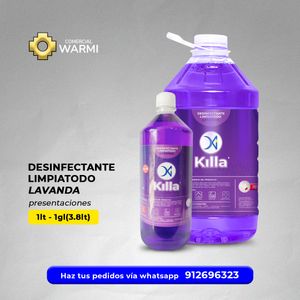 Limpia Todo Desinfectante Lavanda Killa Litro