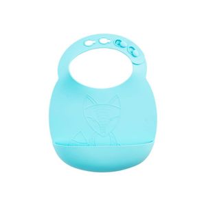 Babero Para Bebe Dr Browns De Silicona Color Turquesa