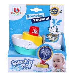 Juguete Para Baño De Bebe Bb Junior Chapotea Y Juega Barco Rociador De Agua