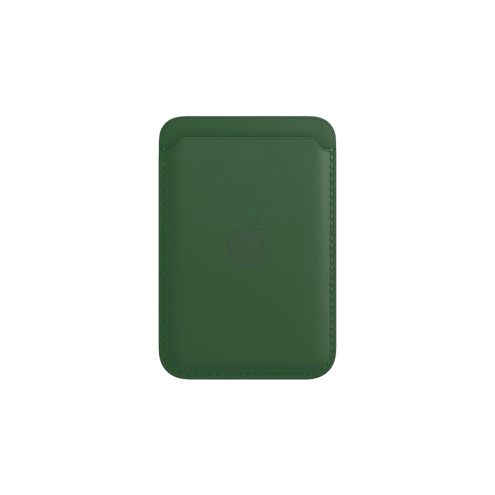 Tarjetero de cuero MagSafe (sin logo) Verde – iPALACE
