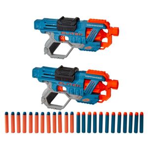 Lanzador Nerf Elite 2.0 Commander 2 Pk