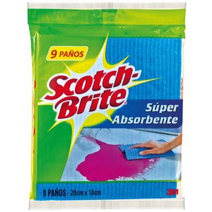 Paño Absorbente SCOTCH BRITE Paquete 9un