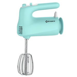 Batidora De Mano Con 5 Velocidades De 150 Watts Color Turquesa Marca Imaco