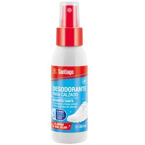 Desodorante para Calzado Desinfectante SANTIAGO Frasco 80ml