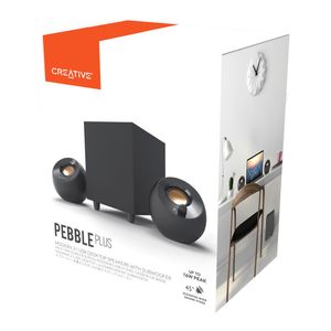 Parlante 2.1 Creative Pebble Plus USB Con Subwoofer Negro