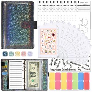 Agenda Planificador de Presupuesto Kawaii Negro