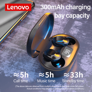 Audífonos Bluetooth Lenovo XT91 Tws Inalámbricos Negro