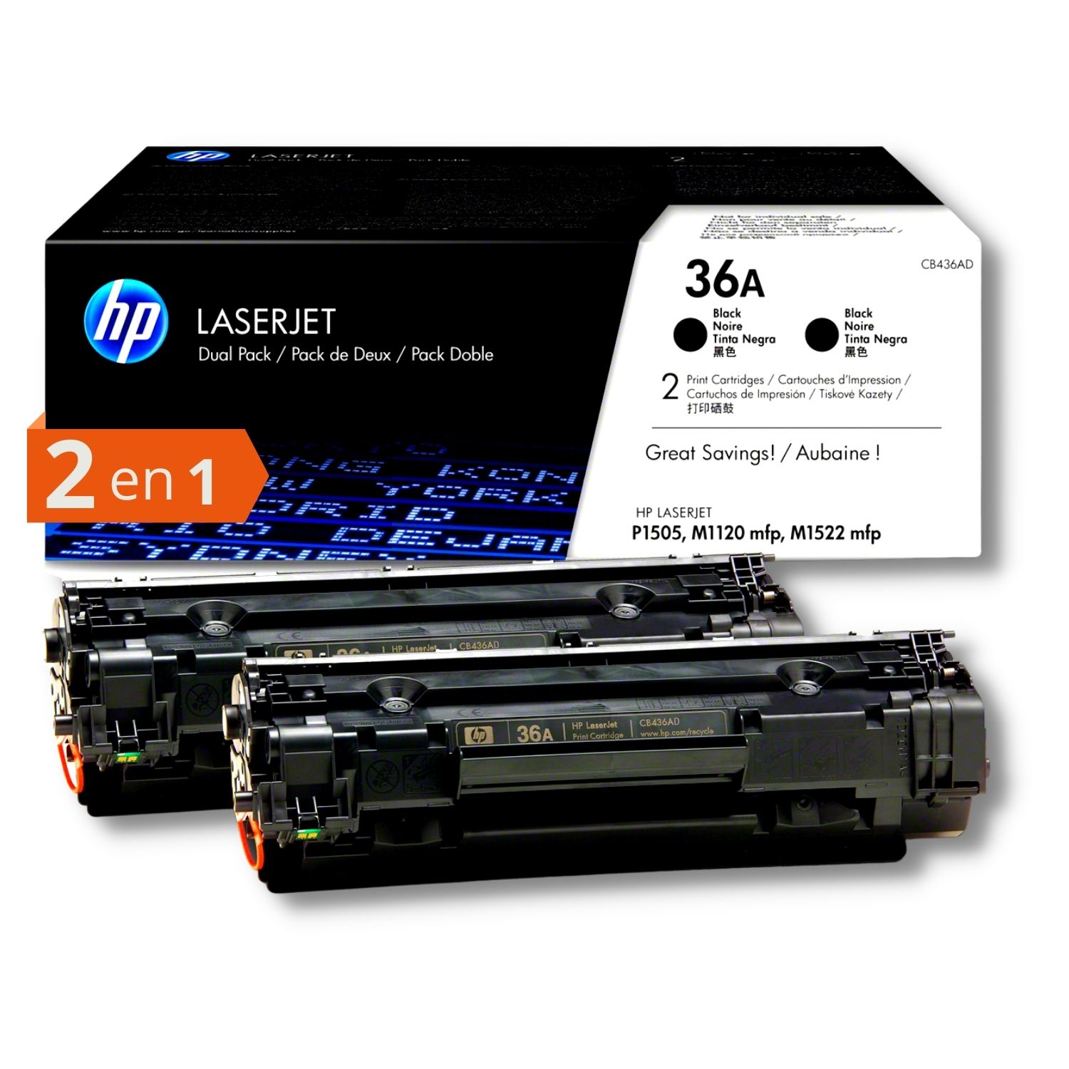 Toner Hp P1005 Cartuccia Toner Nero Compatibile Per HP LaserJet M1120, M1522n, P1505 - Modello CB436A Toner Economico Alta Resa - Foto 4