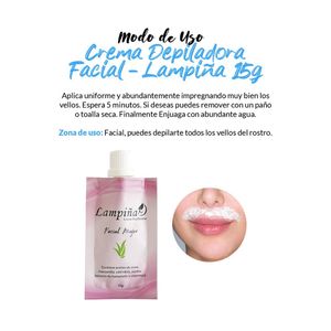 Crema Depiladora Facial Lampiña 15 Gramos