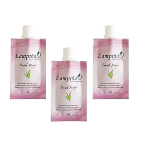 Crema Depiladora Facial Lampiña 15 Gramos 3 Unidades