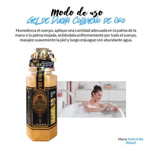 Gel de Ducha Colágeno de Oro - Fruit of the Wakali 2 Unidades