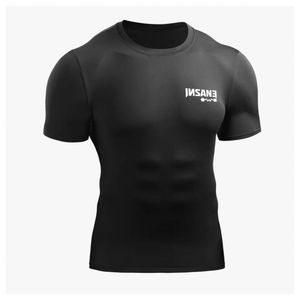 Camiseta Manga Corta Deportivo Compresión Negra S