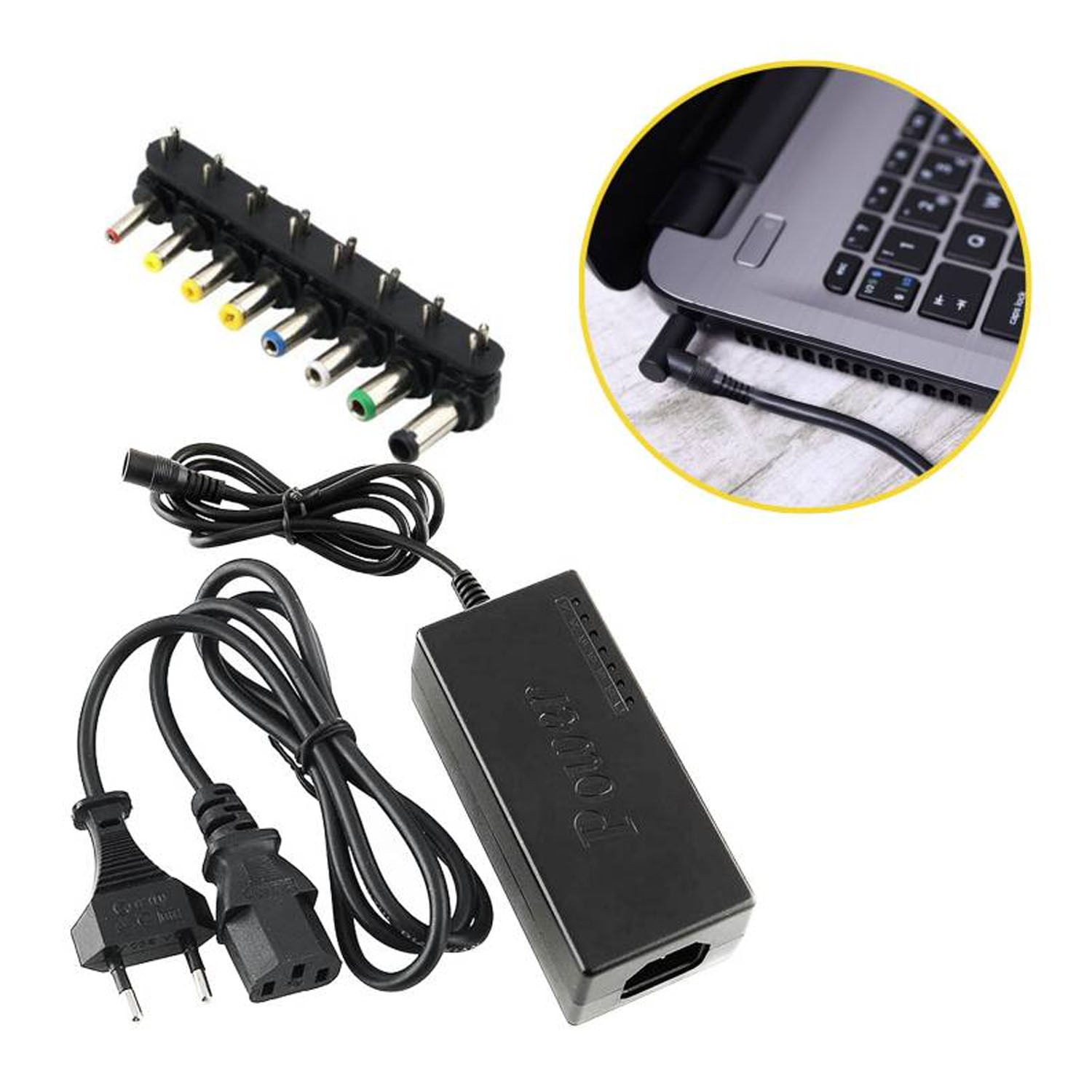 Cargador para Laptop Lenovo Ideapad punta fina 20V 3.25A 65w Cuadrado  Genérico