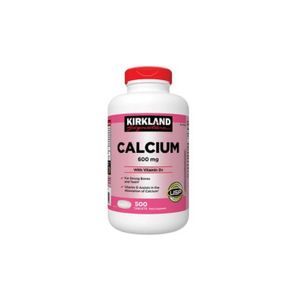 Calcio 600 mg Kirkland 500 Tabletas