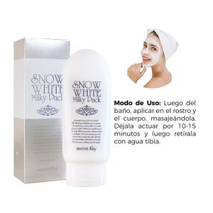 Snow White Milky Pack 200 Gramos 2 Unidades