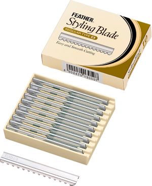 Caja por 10 unid Feather repuesto para navaja