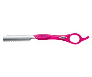 Navaja Feather para corte de cabello fucsia