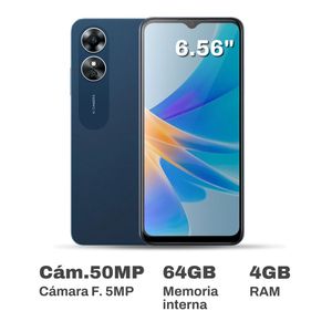 Celular Oppo A17 6.56" 4GB RAM 64GB Azul