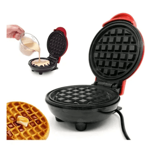Mini Wafflera Eléctrica Antiadherente