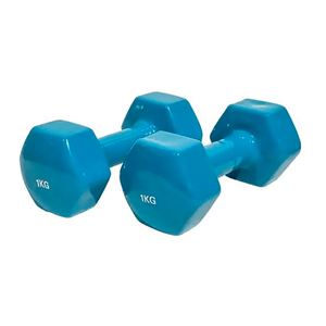 Mancuernas Plastificadas 1 Kg – Par De Pesas