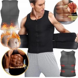 Faja Chaleco Térmico Reductor Hombre Fitness Bajar Peso - M