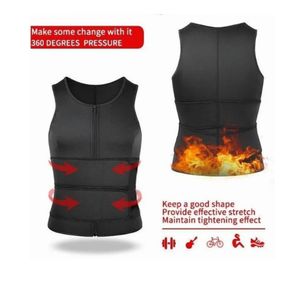 Faja Chaleco Térmico Reductor Hombre Fitness Bajar Peso - L