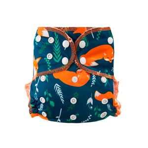Pañal de Tela Algodón de Bambú Elinfant AI2 Zorrito