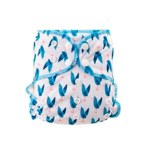 Pañal de Tela Algodón de Bambú Elinfant AI2 Aves