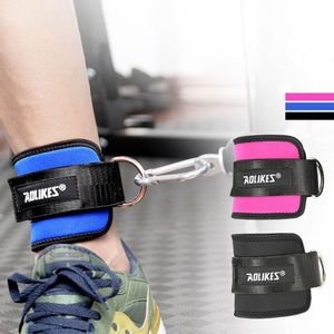 Tobilleras Deportivas Aolikes A-7129 Negro Ejercicios Polea