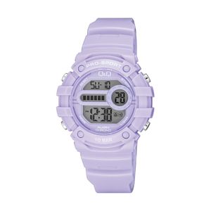 Reloj Q&Q Acuático para Mujer Digital Lila