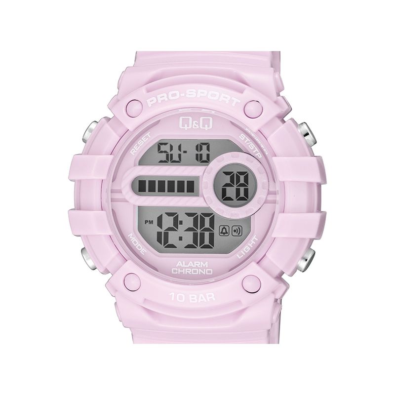 Reloj Q Q Acuatico Mujer Digital Rosa Real Plaza