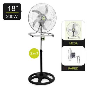 Ventilador Pedestal 3 en 1 de 18" Bossko BK-8219VI 200 W