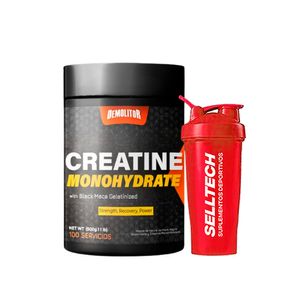 Creatina Monohidratada Demolitor 500gr + Shaker