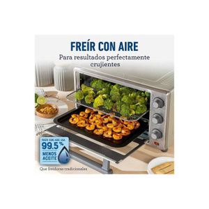 Horno con Freidora de Aire Oster 25L Tssttvls25 Silver