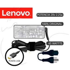 CARGADOR LENOVO PUNTA USB 20V - 225A - 45W