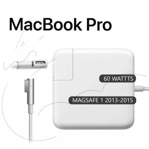 Cargador Genérico Compatible con MacBook Pro (13- 15) 60w Magsafe 1
