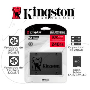 SSD 240GB KINGSTON A400 2.5" SATA 3.0