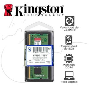 MEMORIA RAM LAPTOP DDR4 2400MHZ 8GB KINGSTON