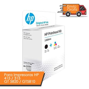 Cabezales HP Ink Tank 315 - 415 GT5820 - GT5810 ( Color + Negro )