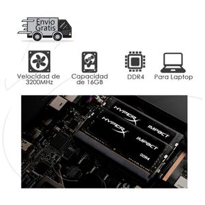 Memoria Ram Laptop Ddr4 16gb 3200mhz Kingston